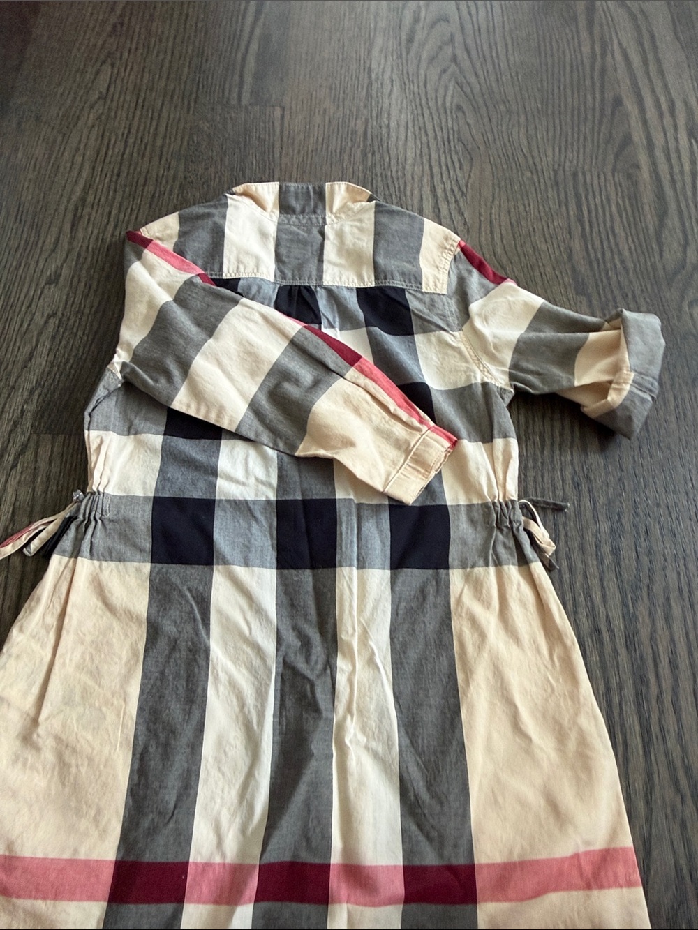 Burberry Children Button-Front Check Shirt Dress - size 5 - Picture 9 of 12